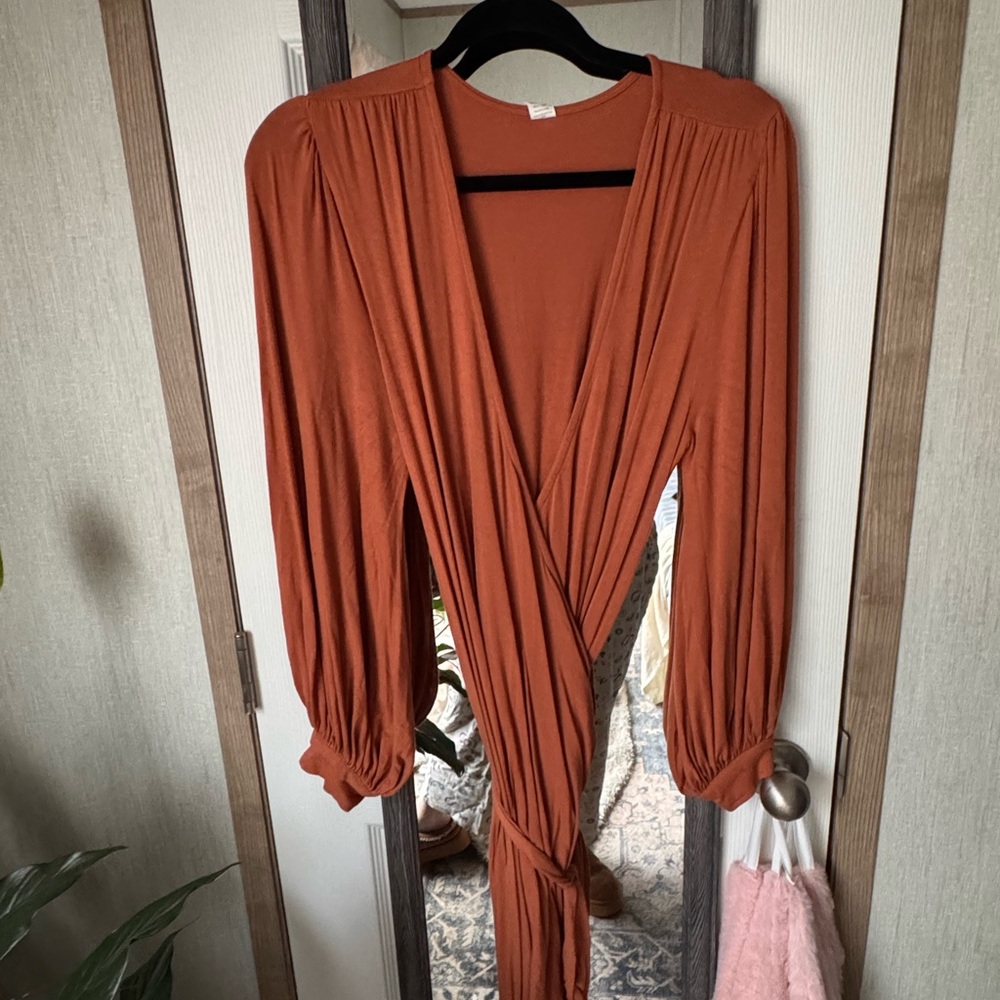 Kate Quinn Sierra Long Sleeve Wrap Dress